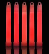 glow sticks red 6 inch